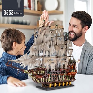 اسباب بازی لگو تکنیک کشتی ارواح مولدکینگ 3653 قطعه MOULD KING 13138_اسباب بازی لگو